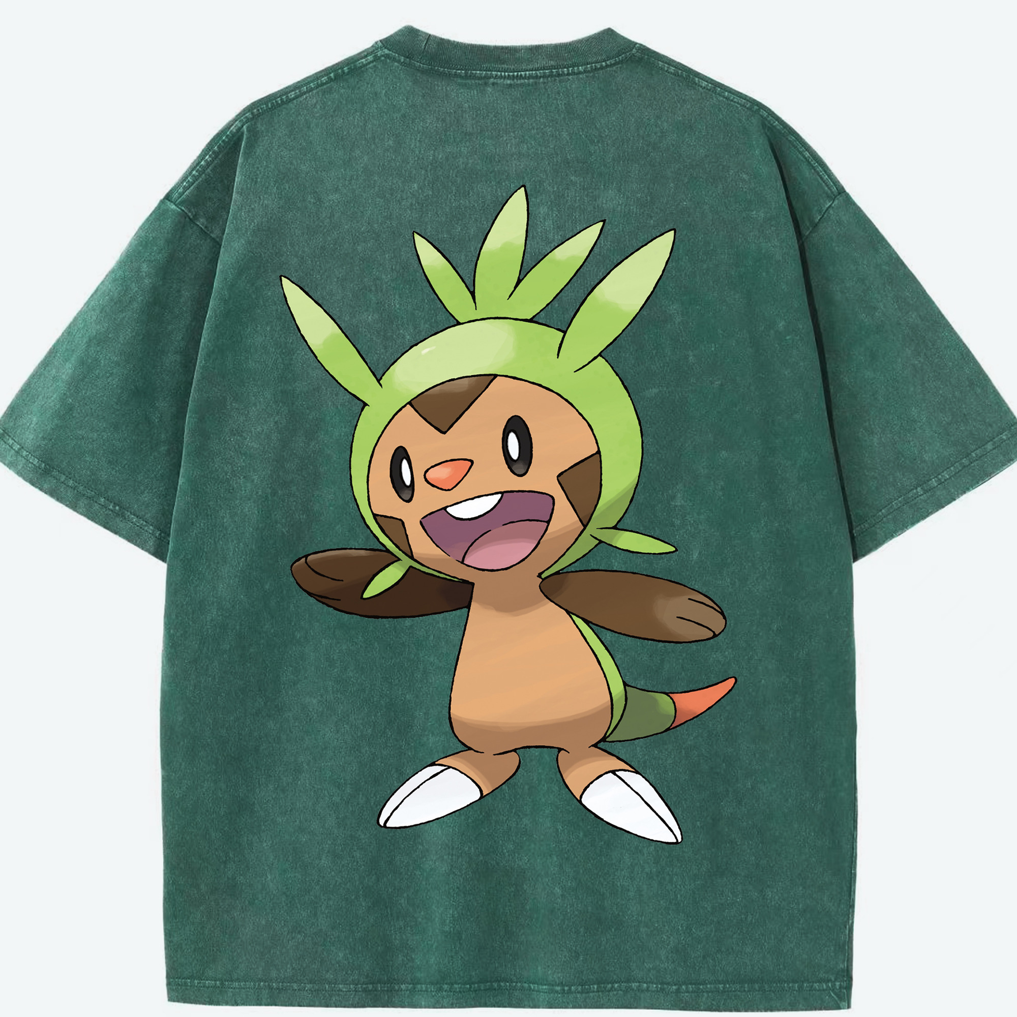 （画像用） ポケットモンスター Pokémon 綿100% ヴィンテージ風 半袖Tシャツ（背面プリント）